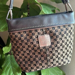 Liz Claiborne Vintage LC Monogram Handbag
